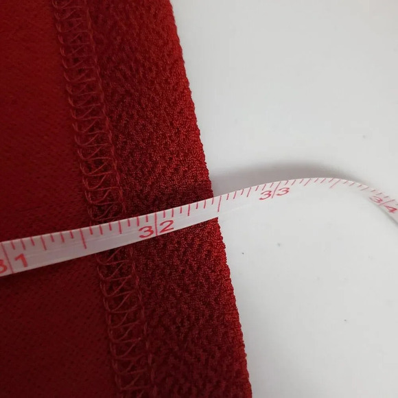 Women's SOFT SURROUNDINGS Mesa Red Draped Open Boho Vest SZ L Buttons Holiday‎ - Picture 9 of 10